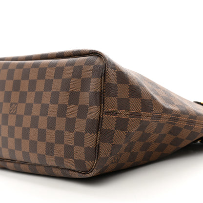 Louis Vuitton Damier Ebene Neo Neverfull MM Rose Ballerine 10 of 10