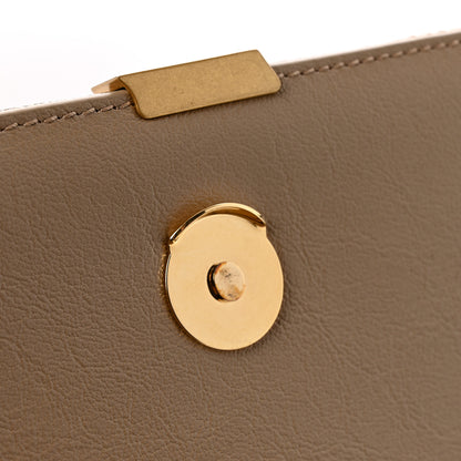 Saint Laurent Lambskin Quilted Mini Becky Chain Bag Dark Beige 14 of 15