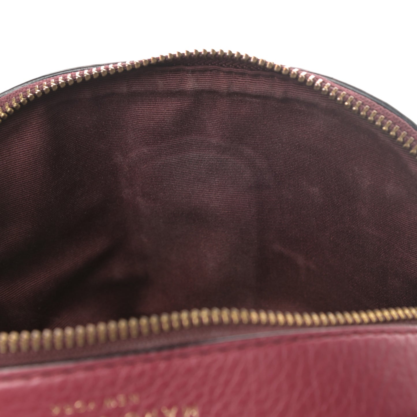 Calfskin Shutter Camera Crossbody Bag Deep Maroon