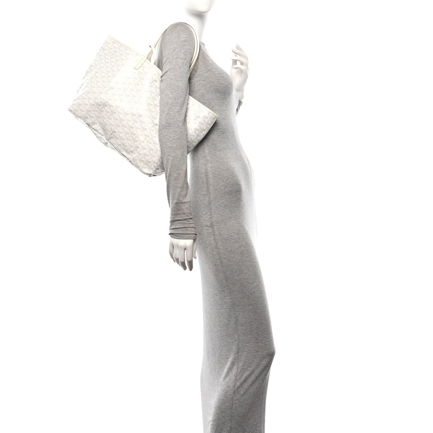 Goyardine Saint Louis PM White