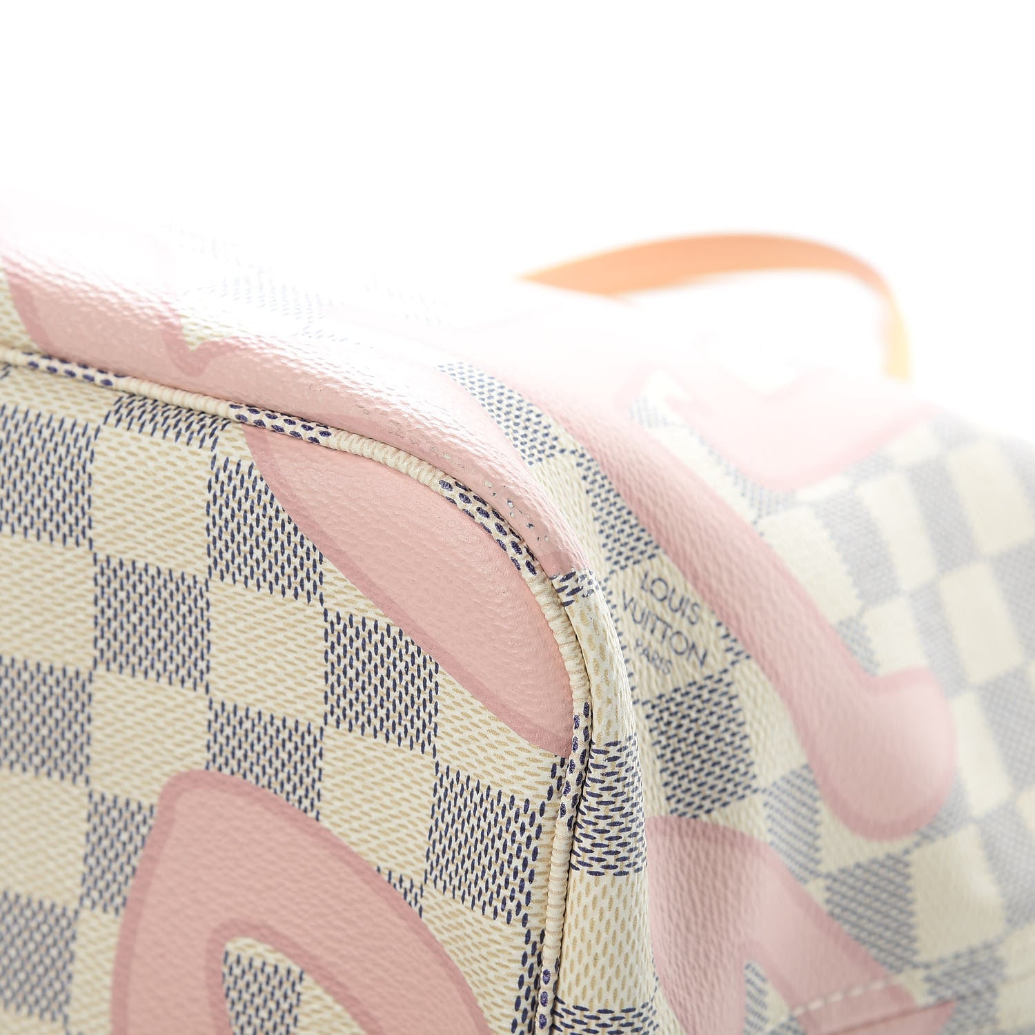 Louis Vuitton Damier Azur Tahitienne Neverfull MM 11 of 14