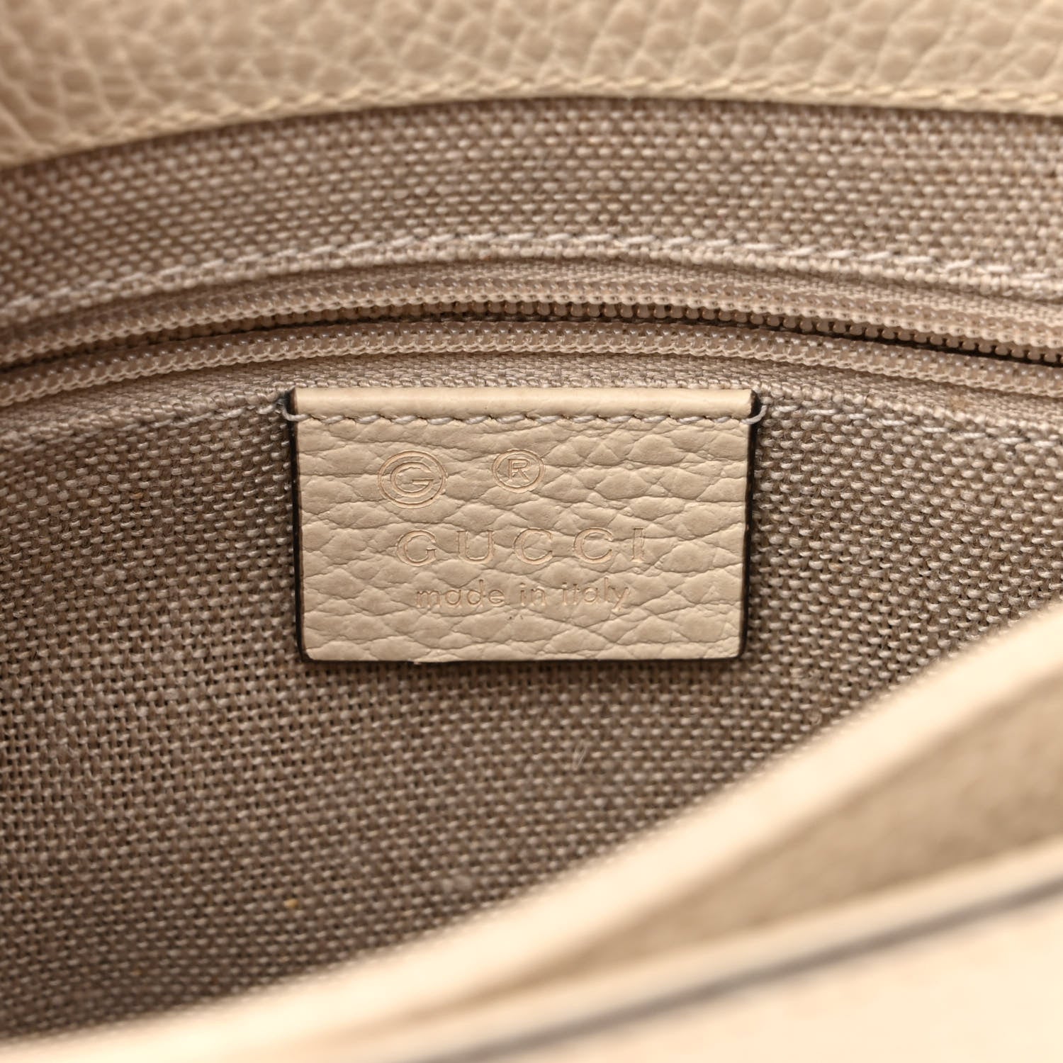 Gucci Dollar Calfskin Interlocking G Crossbody Bag Mystic White 6 of 12