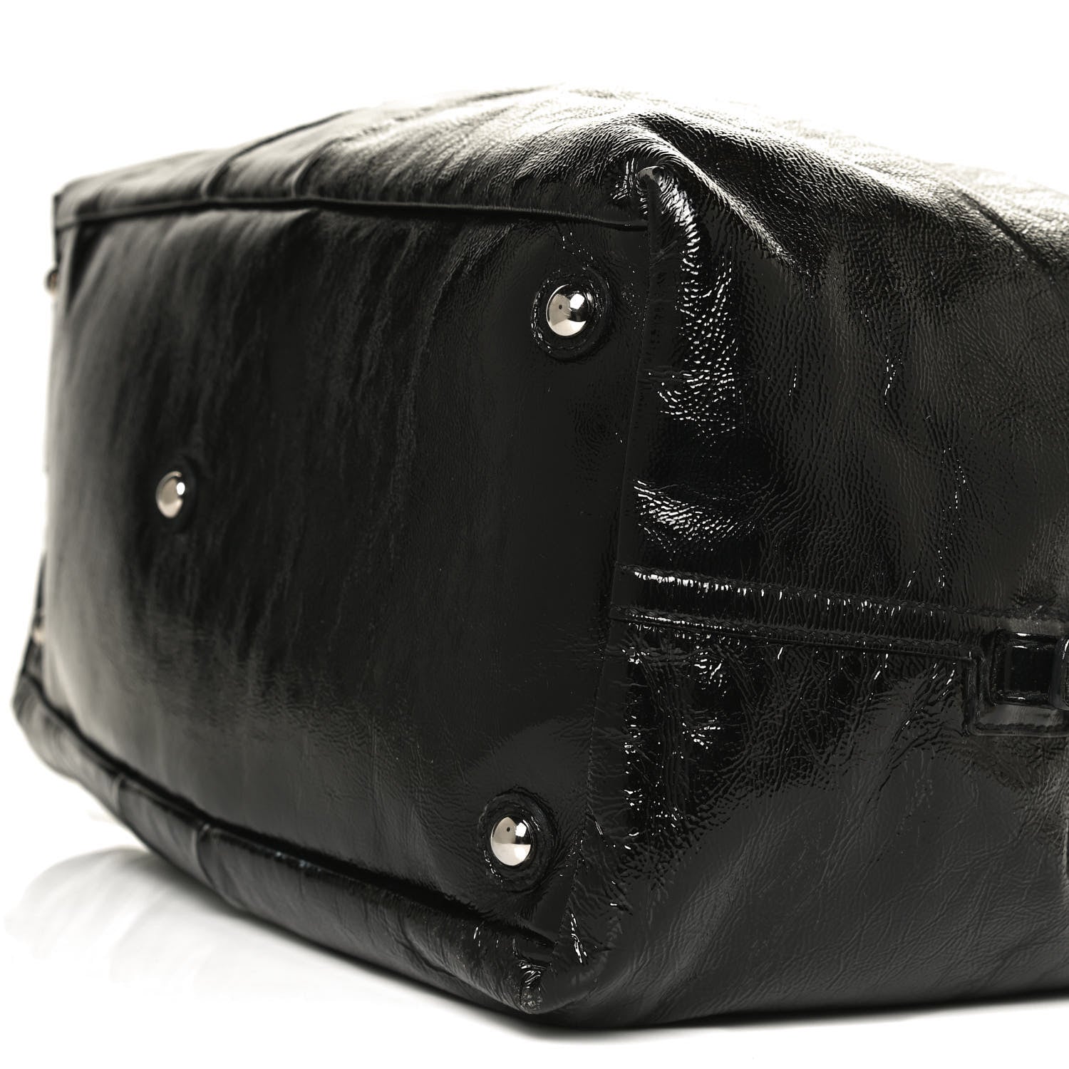 Saint Laurent Textured Patent Medium Easy Y Bag Black 11 of 15