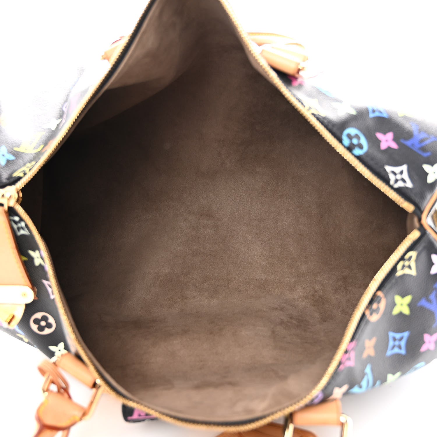 Louis Vuitton Monogram Multicolor Keepall 45 Black 4 of 14