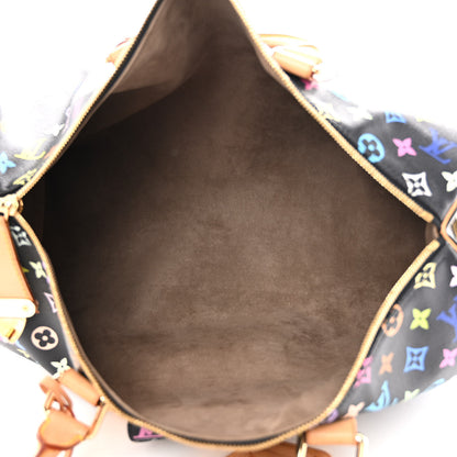 Louis Vuitton Monogram Multicolor Keepall 45 Black 4 of 14