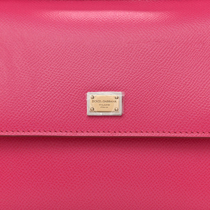 Dolce & Gabbana Dauphine Small Miss Sicily Satchel Ciclamino 7 of 9