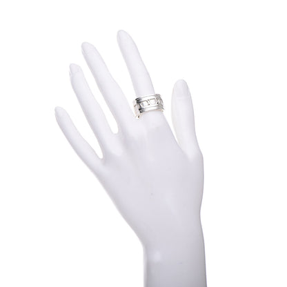 Tiffany Sterling Silver Atlas Ring 57 8 2 of 5