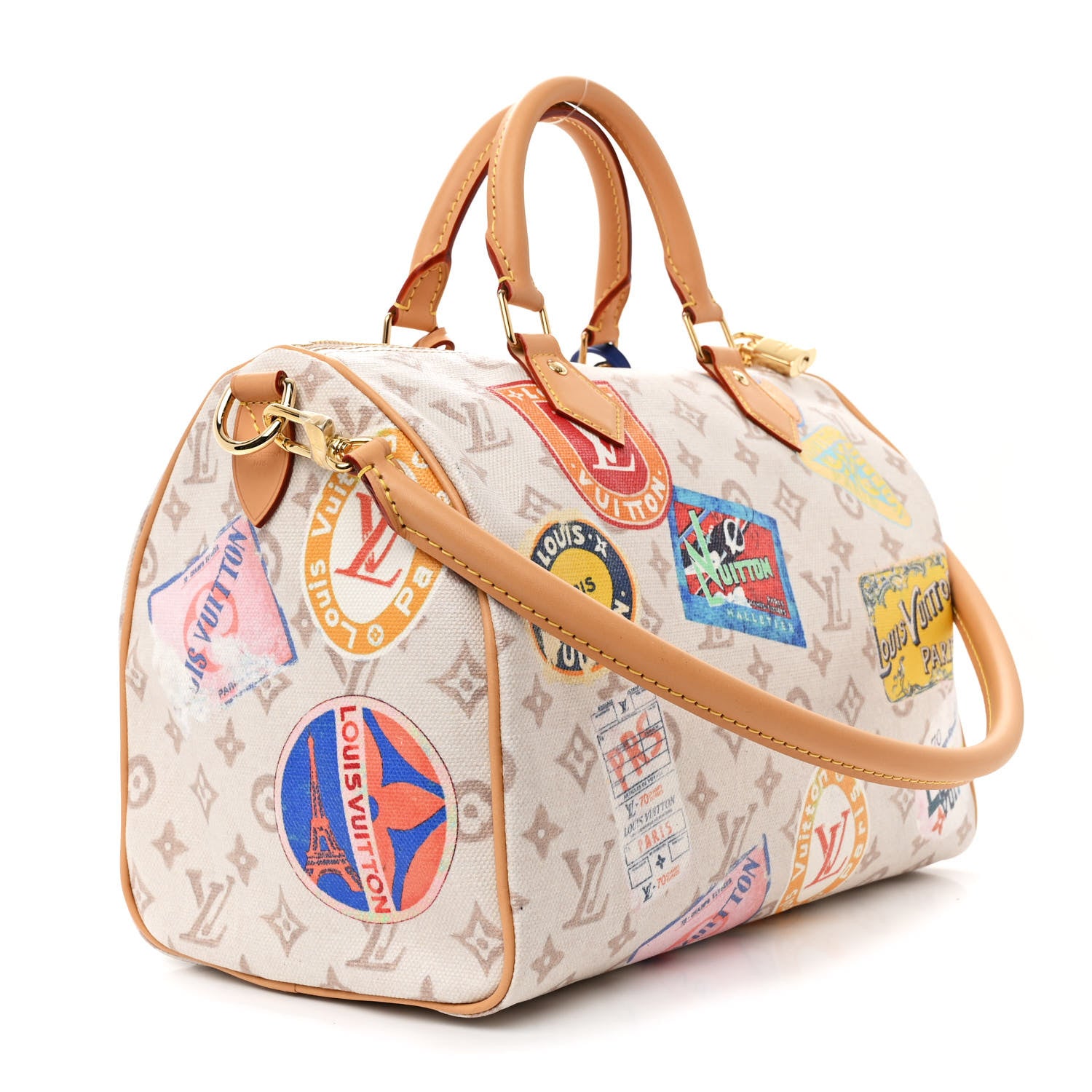 Louis Vuitton Monogram Flight Mode Speedy Soft 30 Dune 3 of 9