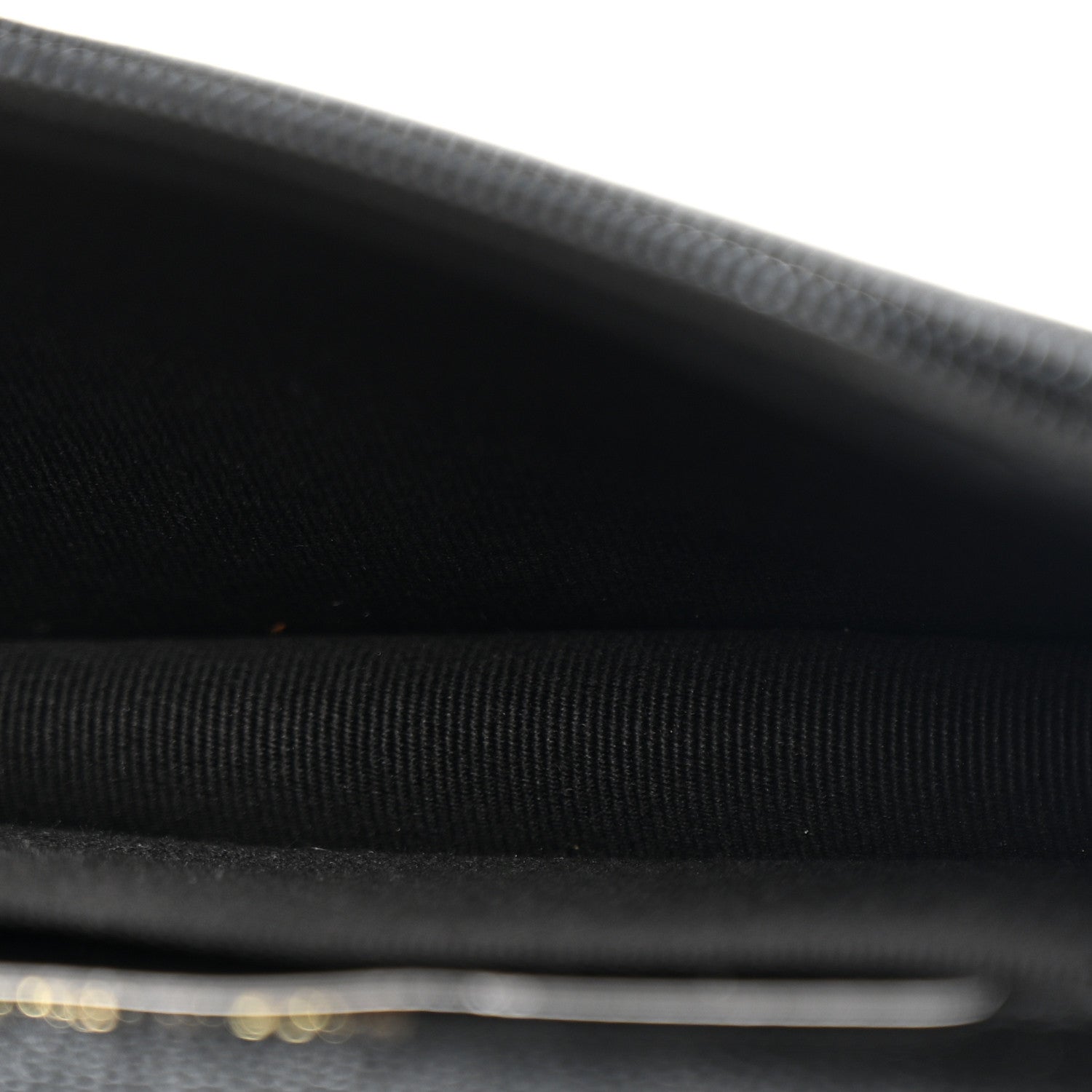 Chanel Caviar Quilted Pocket Twins Clutch With Chain Black 5 of 12