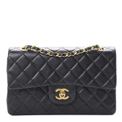 Chanel Lambskin Quilted Small Double Flap Black 1 of 16