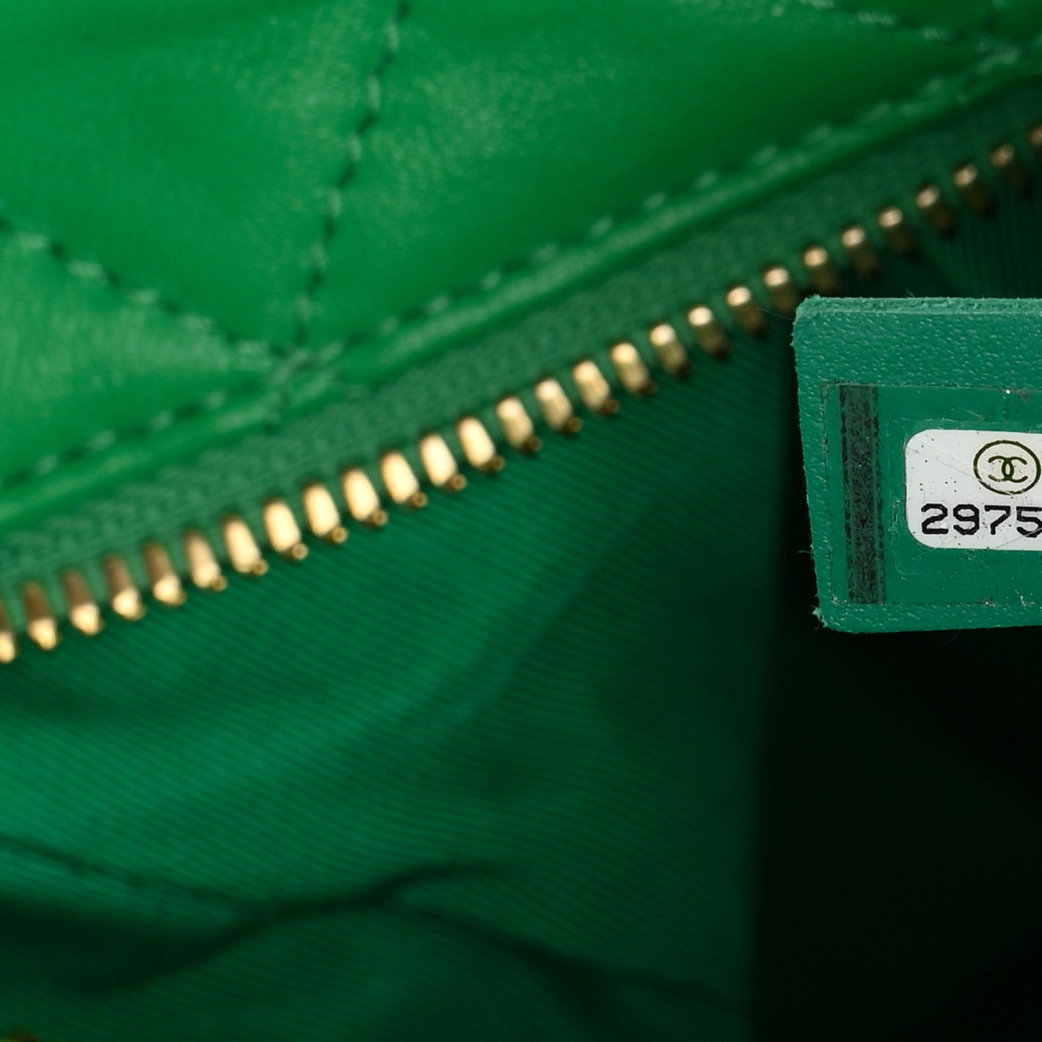Chanel Lambskin Quilted Large Perfect Meeting Hobo Green 7 of 13