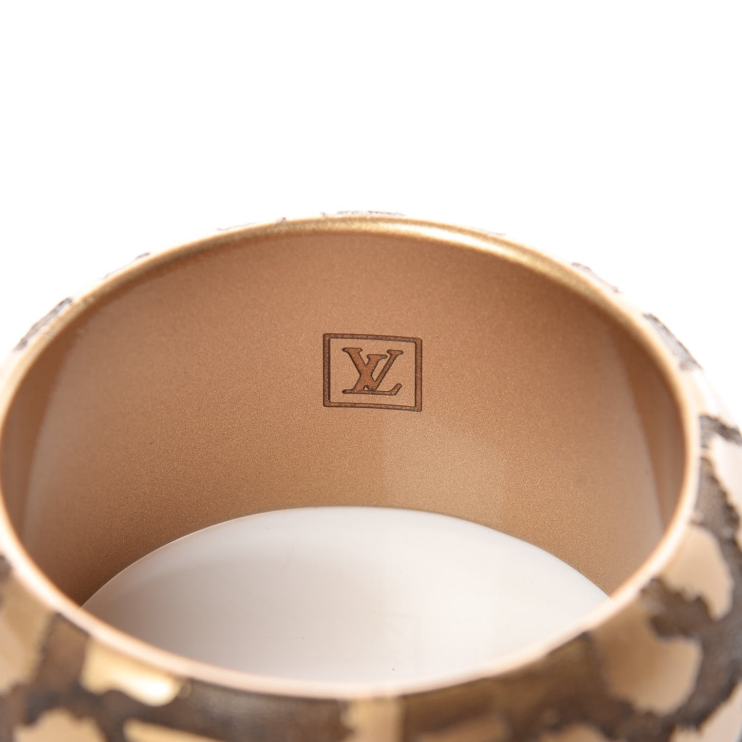 Leomonogram Wide Bracelet Gold