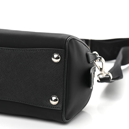 Prada Nylon Saffiano Re-Edition 2005 Top Handle Crossbody Bag Black 8 of 8