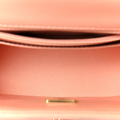 Chanel Lambskin Quilted Mini Square Flap Light Pink 5 of 11