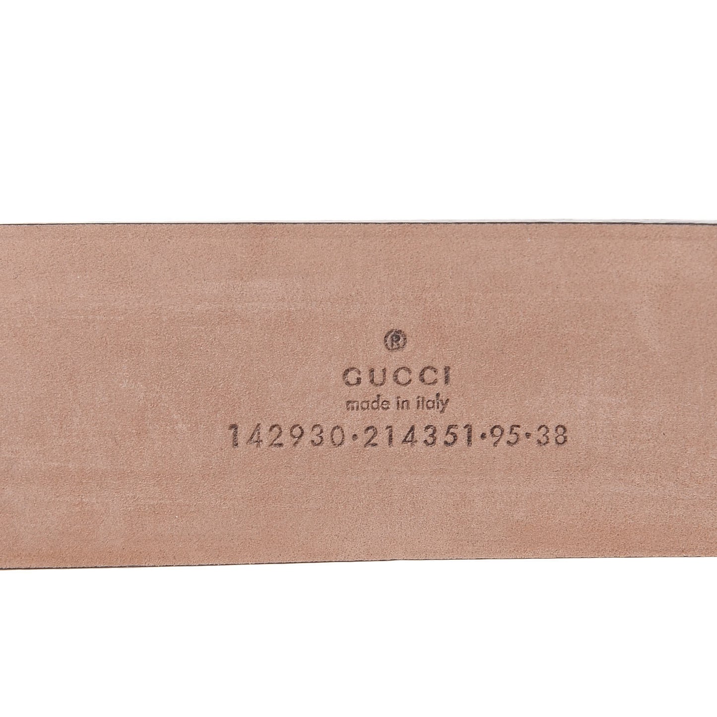 GG Supreme Monogram Selleria Interlocking G 40mm Belt 95 38 Beige Ebony Cuir
