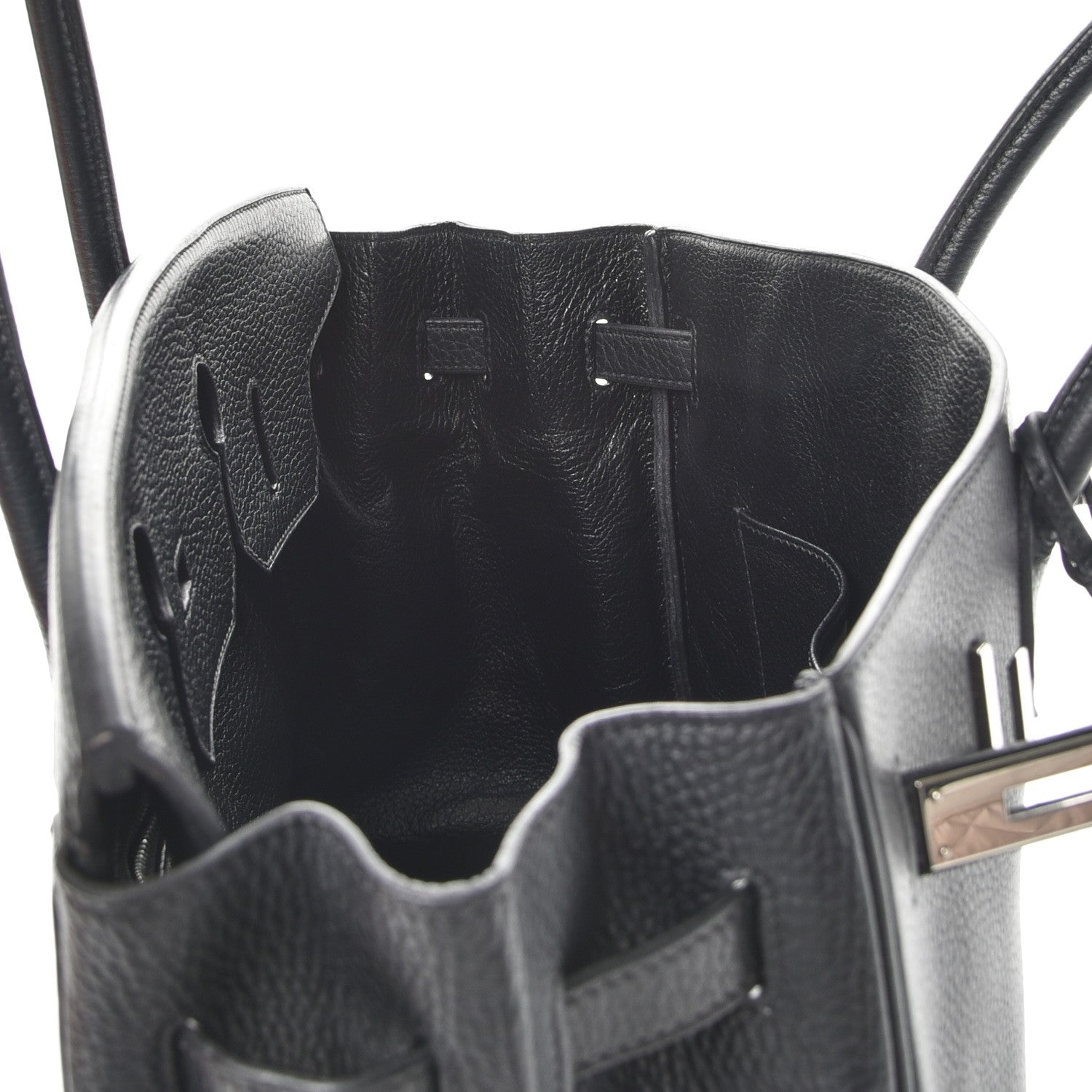 Hermes Taurillon Clemence Birkin 35 Black 13 of 35