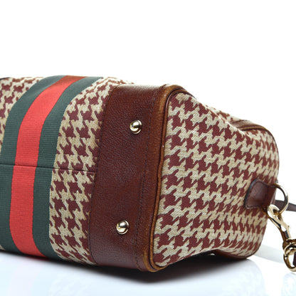Gucci Fabric Pied De Poule Medium Seventies Web Boston Brown 9 of 10