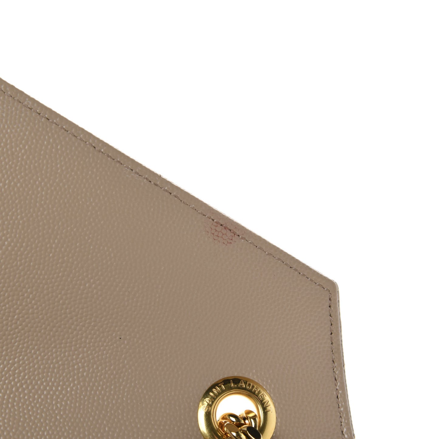 Grain De Poudre Matelasse Chevron Large Monogram Satchel Dark Beige