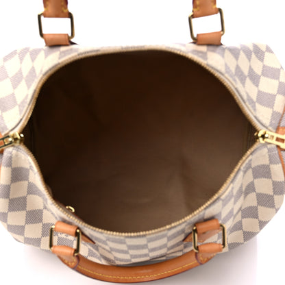 Louis Vuitton Damier Azur Speedy Bandouliere 30 5 of 19