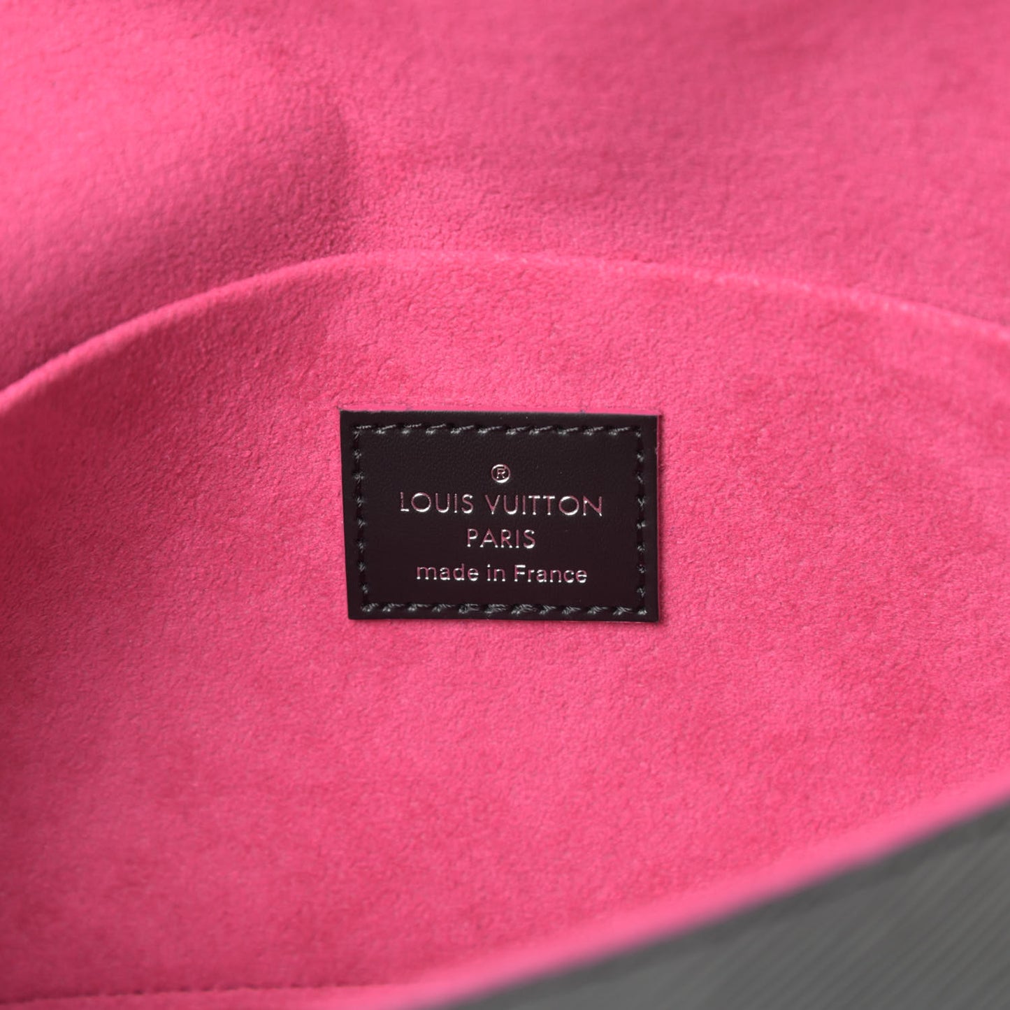 Epi Pochette Felicie Black Hot Pink