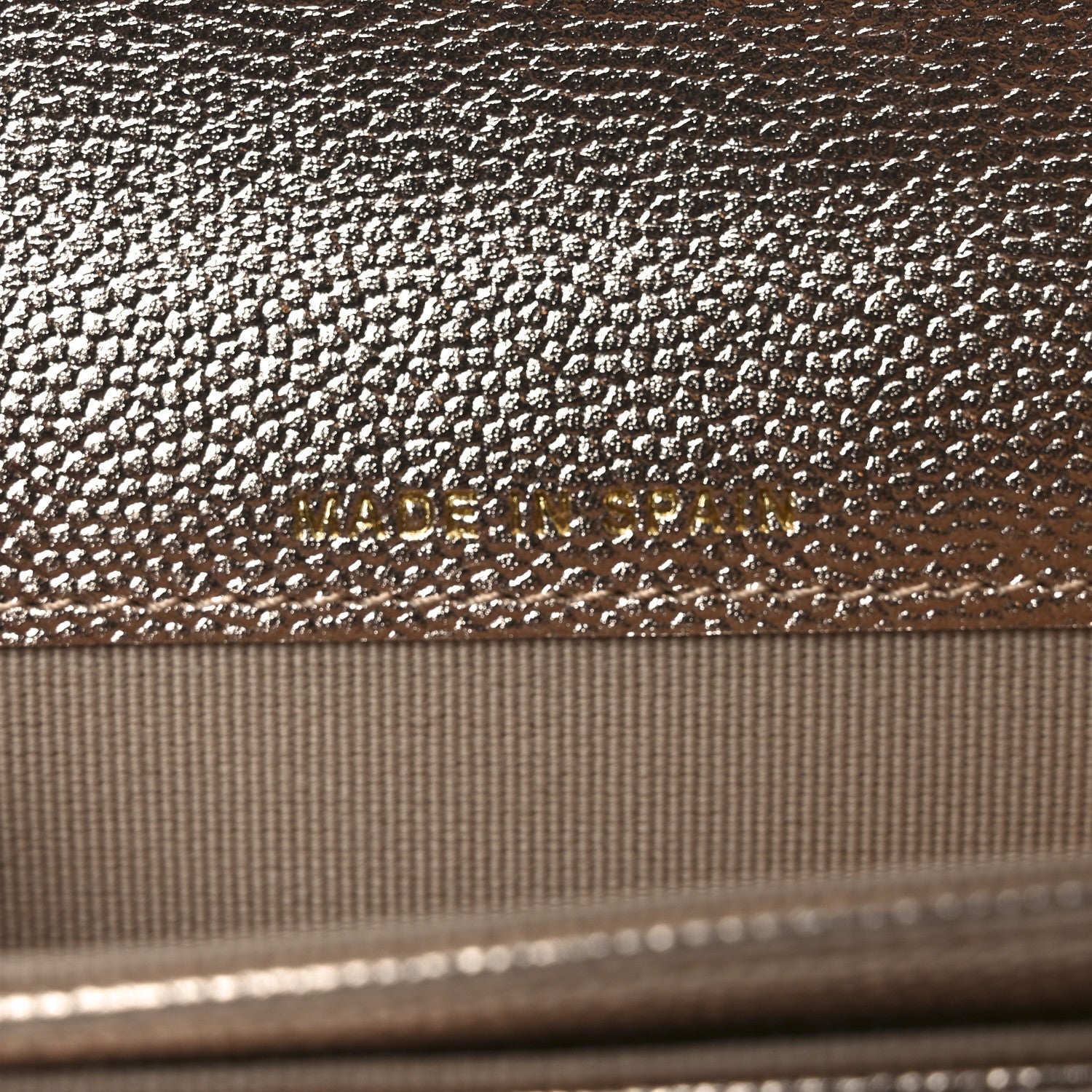 Chanel Metallic Caviar Quilted CC Flap Card Holder Copper 7 of 8