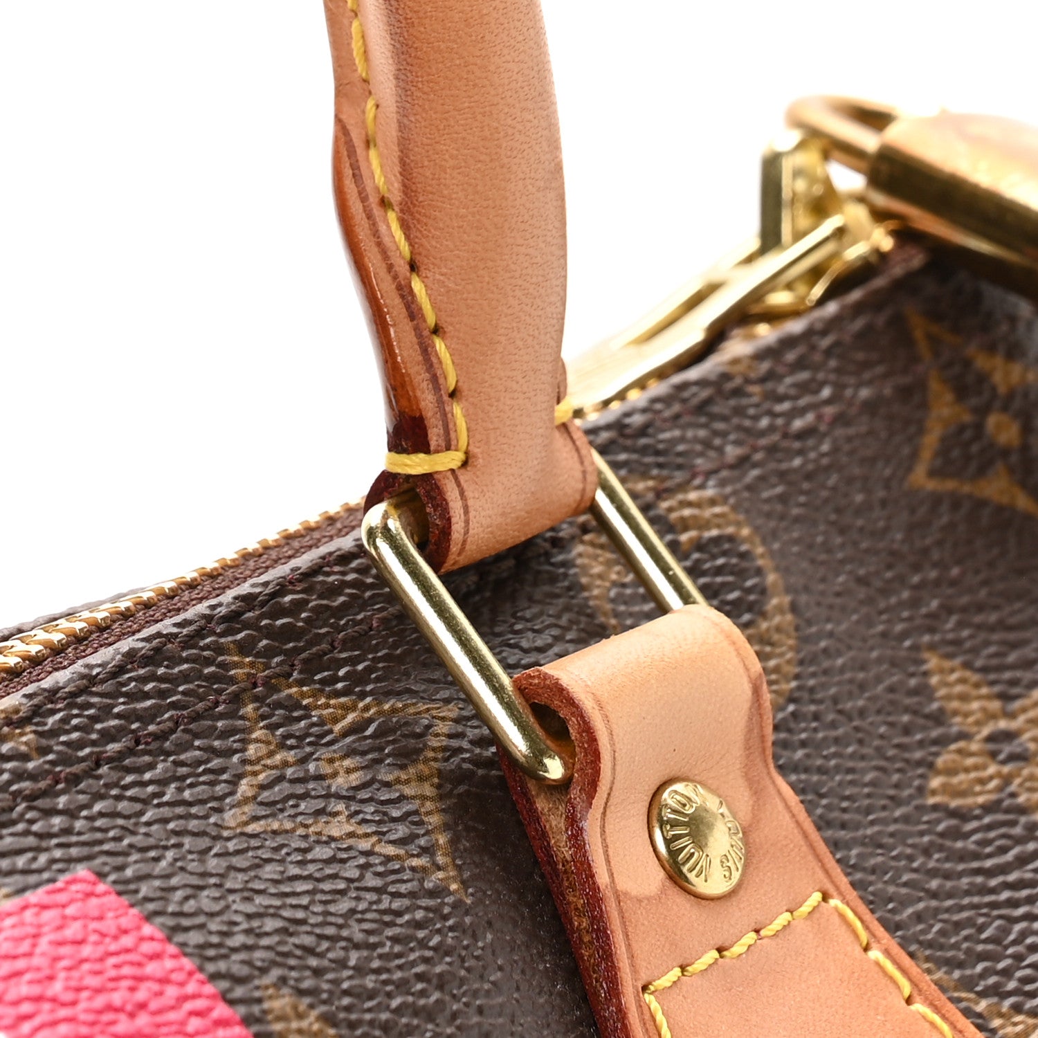 Louis Vuitton Monogram My LV Heritage Speedy Bandouliere 30 Fuchsia White 12 of 12