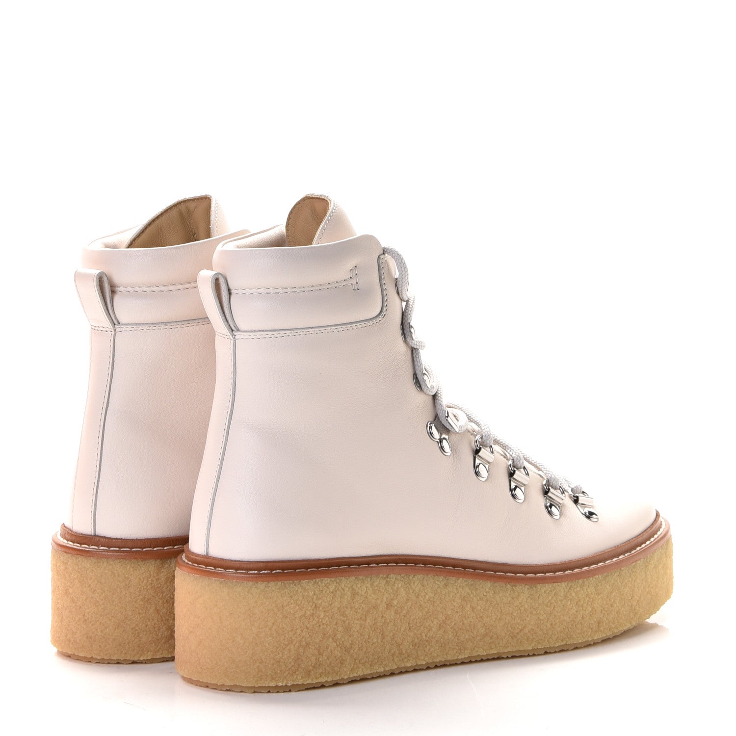 Hermes Calfskin Discovery Ankle Boot 36 White 4 of 7