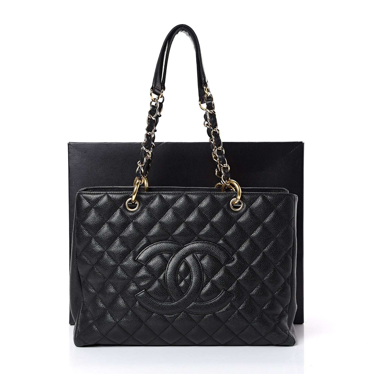 Chanel Caviar Quilted Grand Shopping Tote GST Black 16 of 16