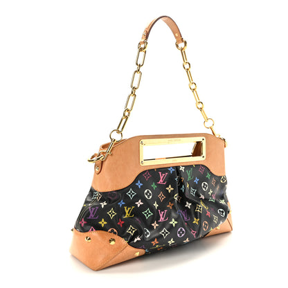 Louis Vuitton Monogram Multicolor Judy GM Black 3 of 8