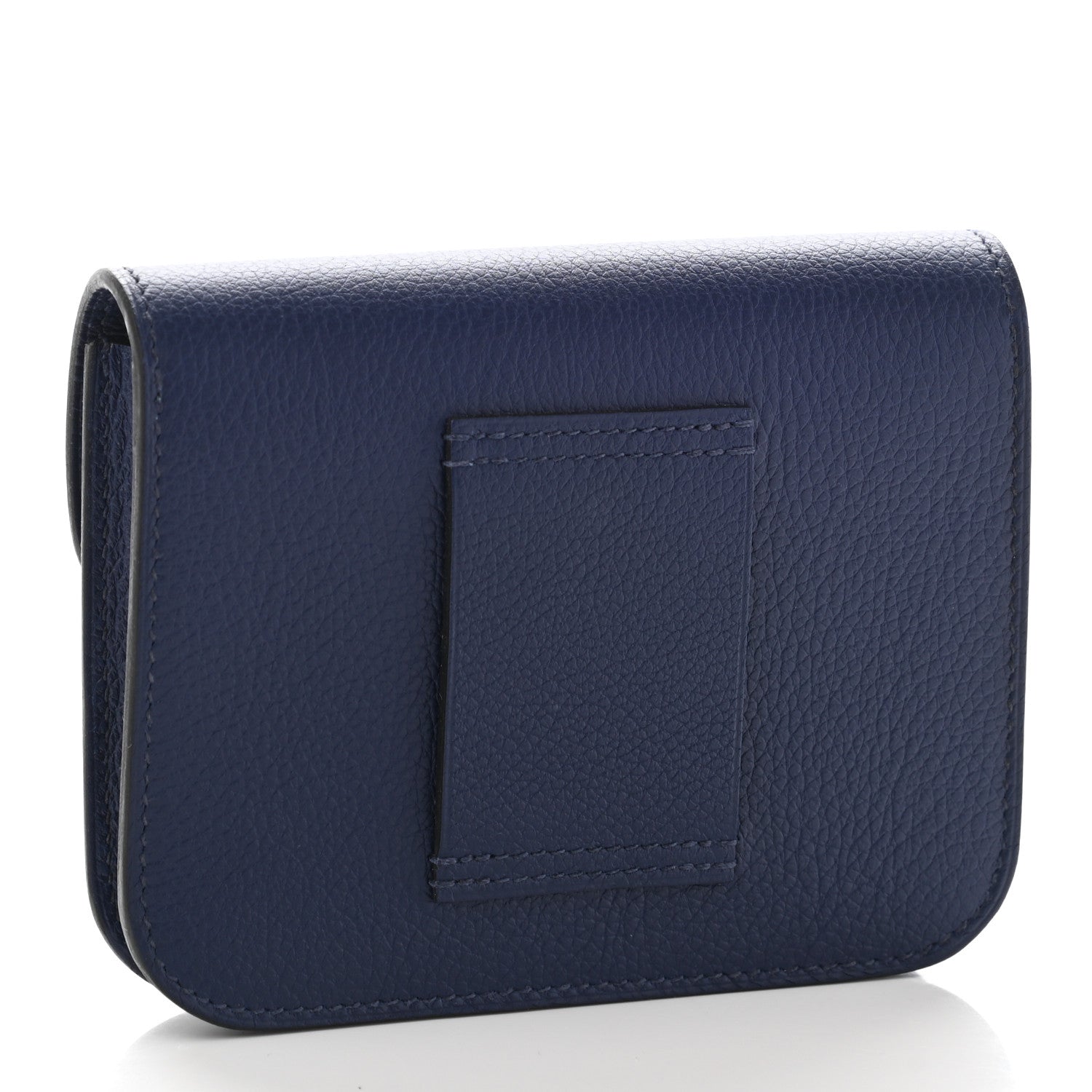 Hermes Evercolor Bi-Color Constance Slim Wallet Bleu Saphir Bleu France 3 of 6