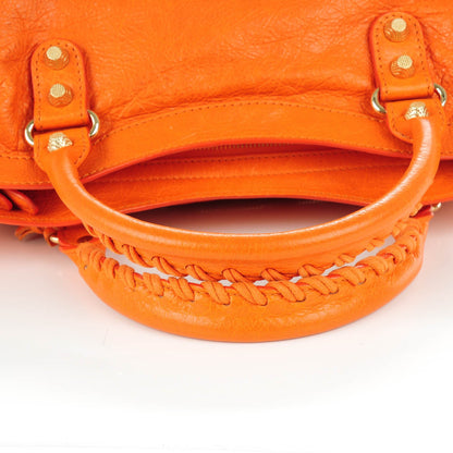 Balenciaga Agneau Giant 12 Gold Hardware City Tangerine 5 of 8