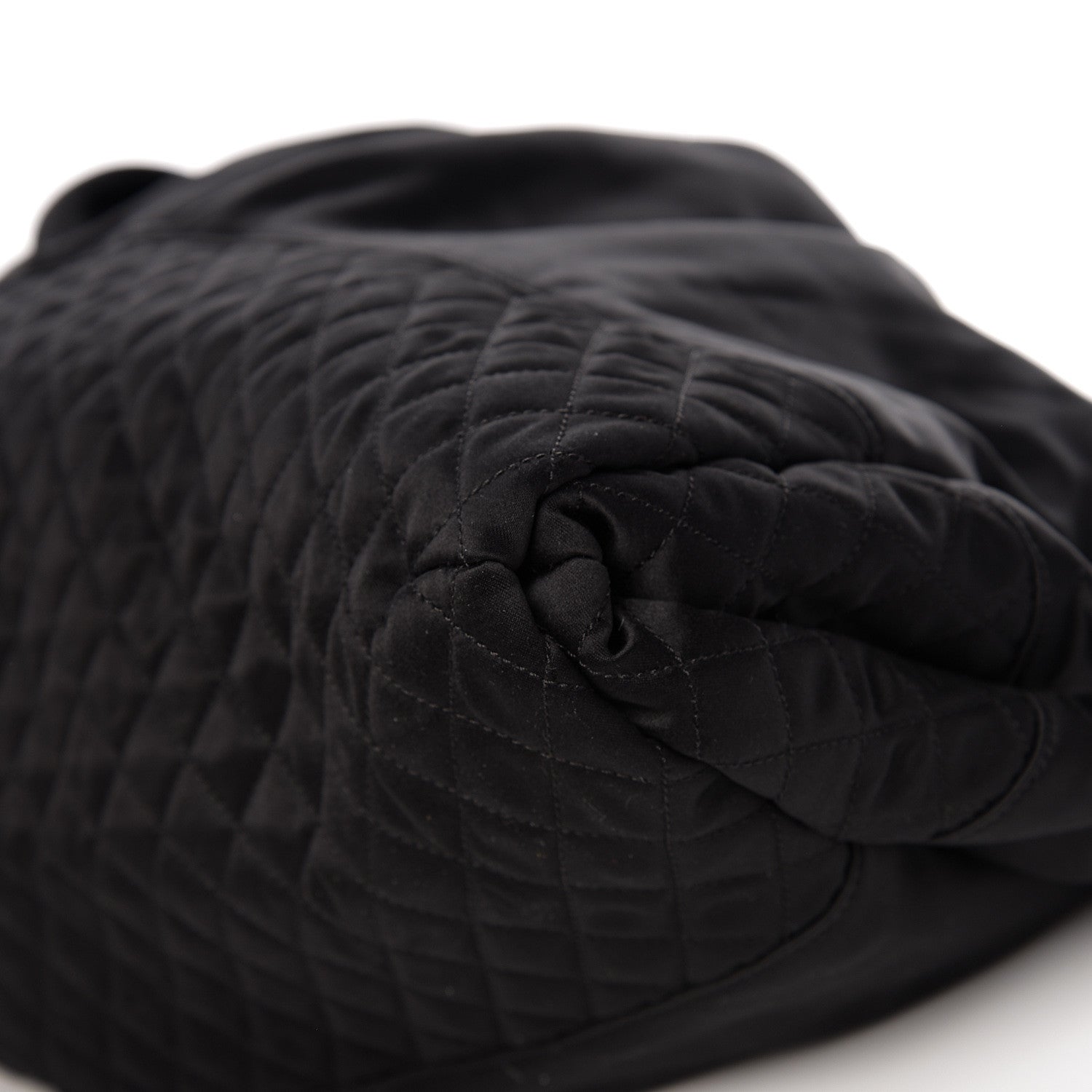 Chanel Satin Melrose Hobo Black 8 of 9