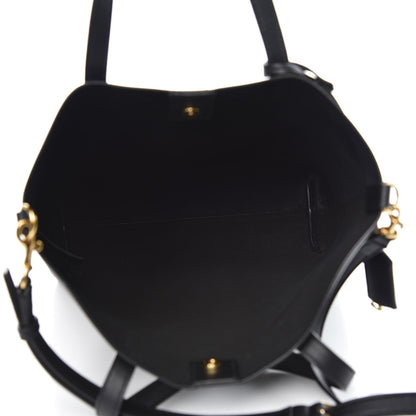 Saint Laurent Calfskin Toy Shopping Tote Black 5 of 8