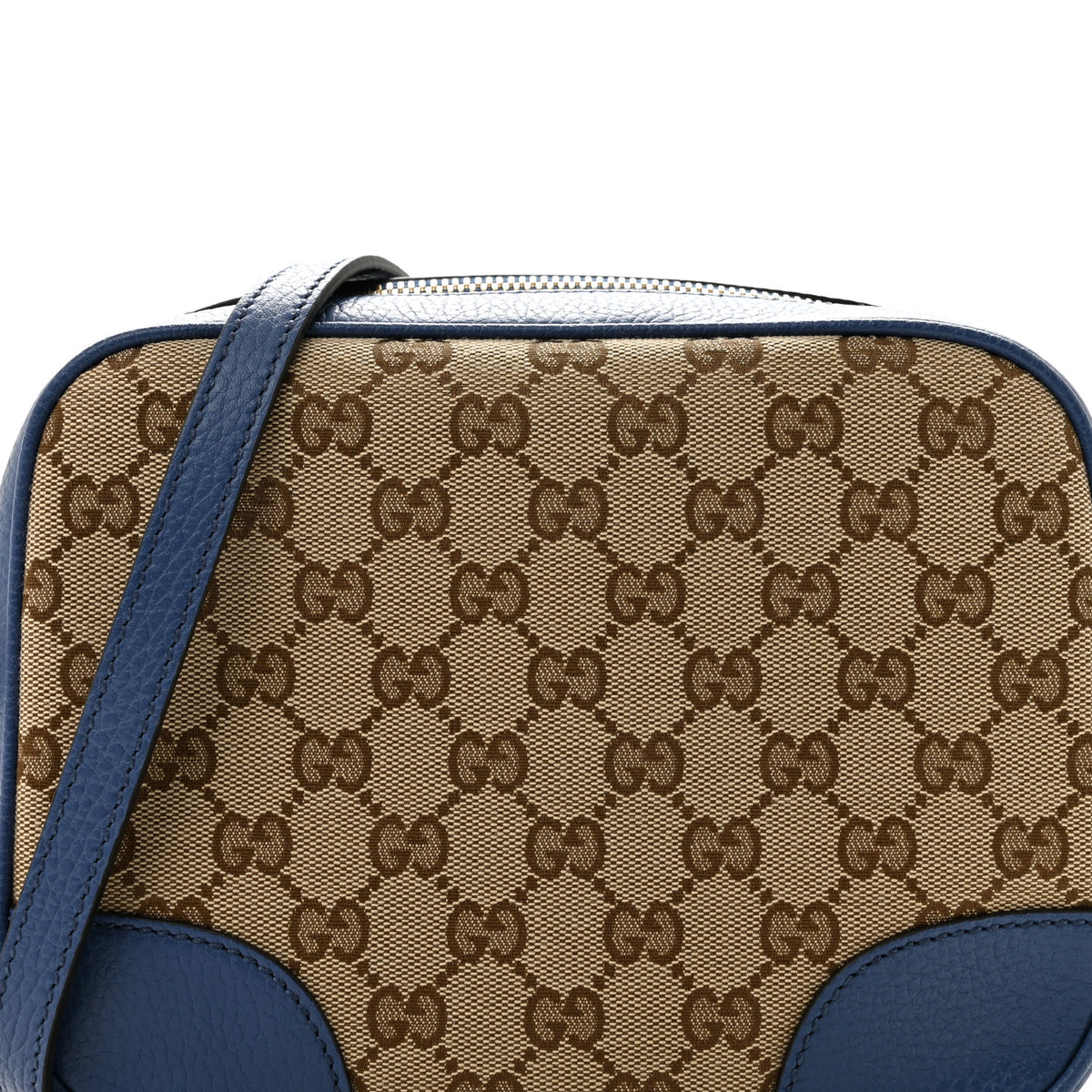 Gucci Monogram Mini Bree Messenger Bag Beige Ebony Caspian 8 of 10