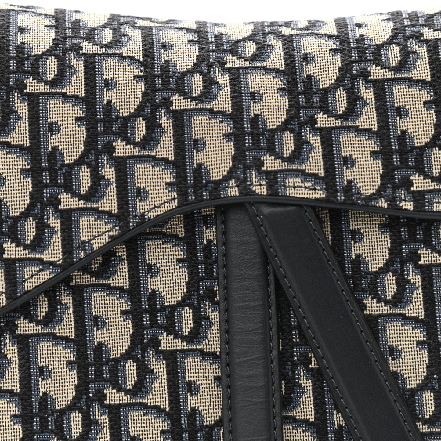 Oblique Saddle Bag Blue