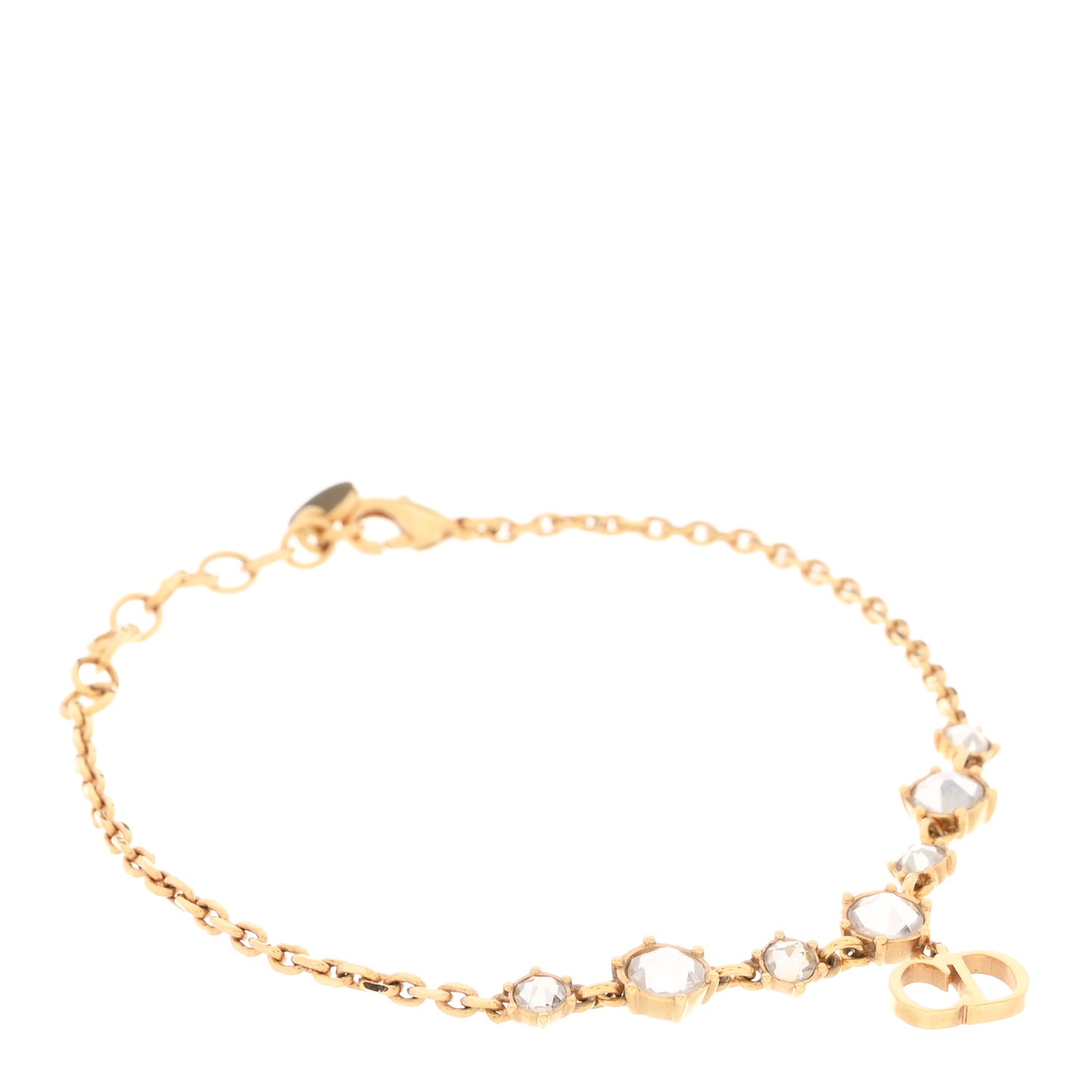 Crystal CD Bracelet Gold