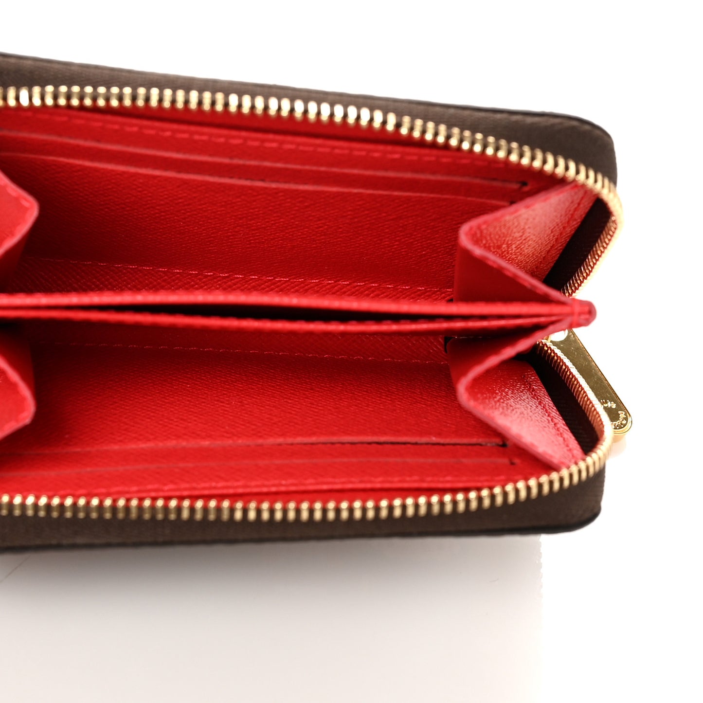 Damier Ebene 2021 Christmas Animation London Zippy Coin Purse Red