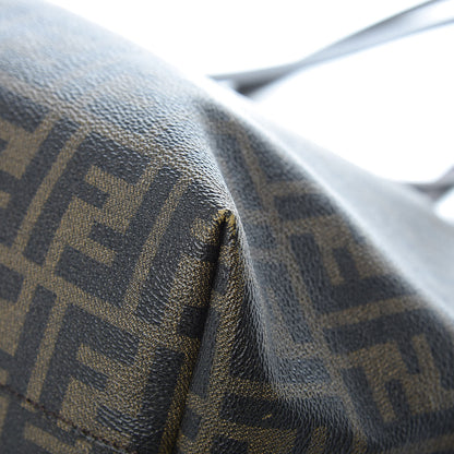 Fendi Zucca Spalmati Medium Roll Tote Tobacco Moro 15 of 15