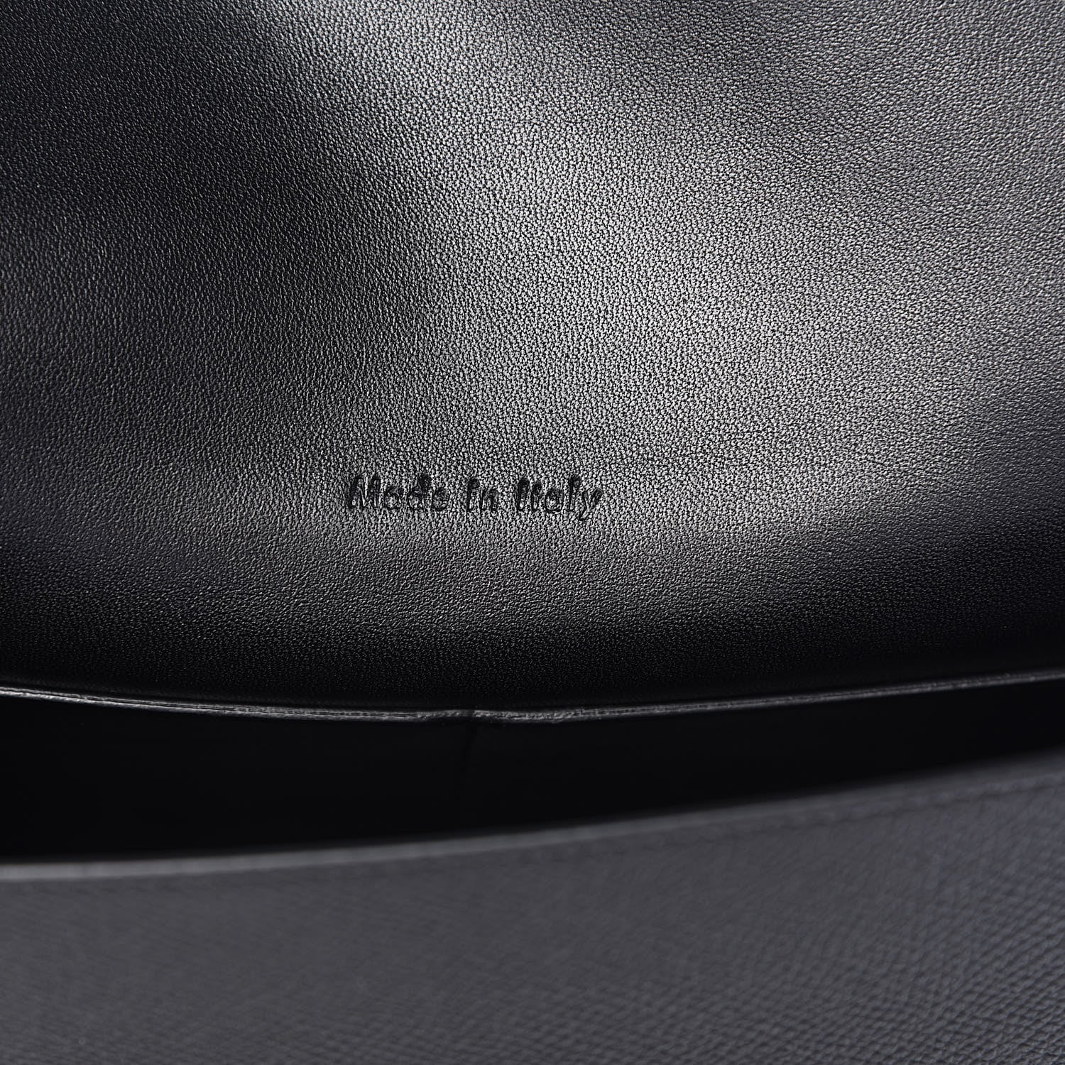 Celine Grained Calfskin Medium Trotteur Black 6 of 8