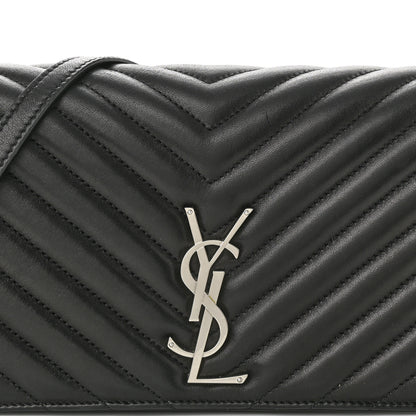 Saint Laurent Lambskin Matelasse Monogram Kate 99 Black 7 of 9