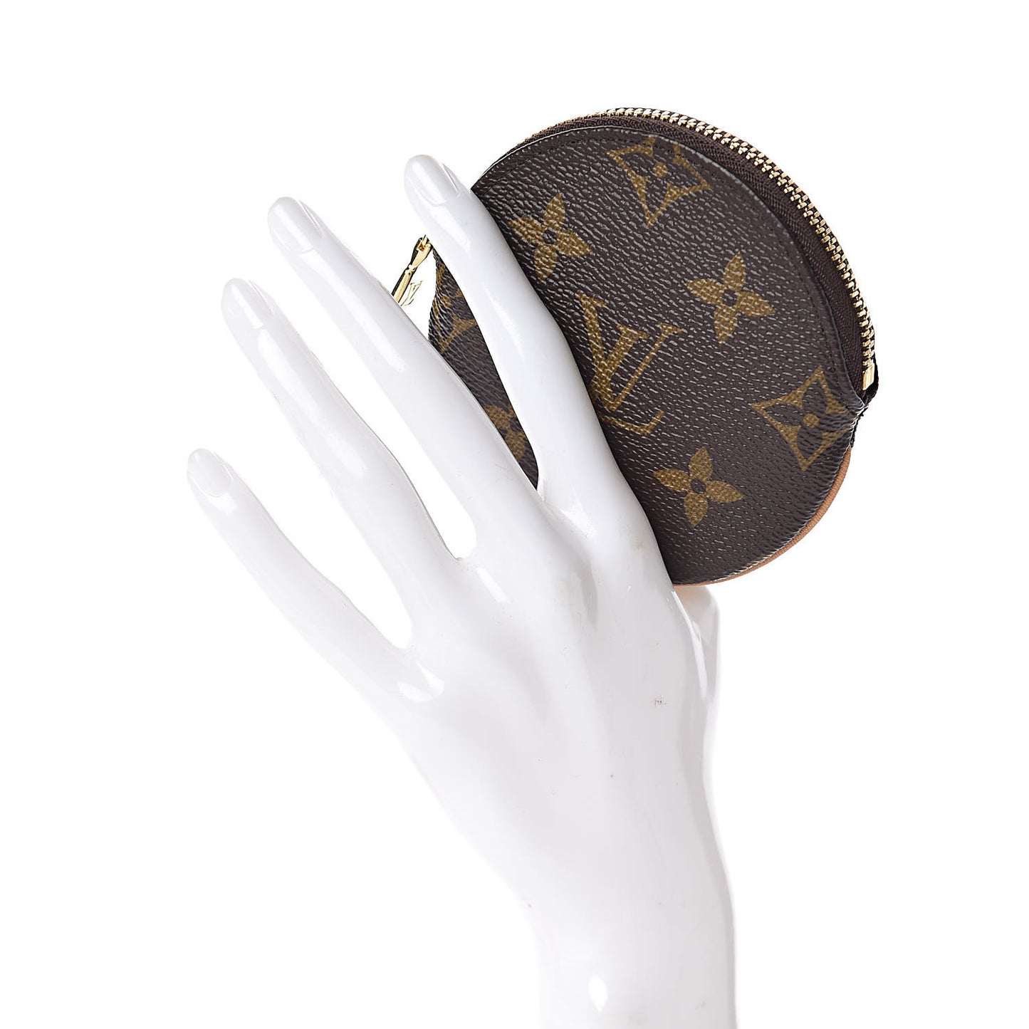 Monogram Round Coin Purse