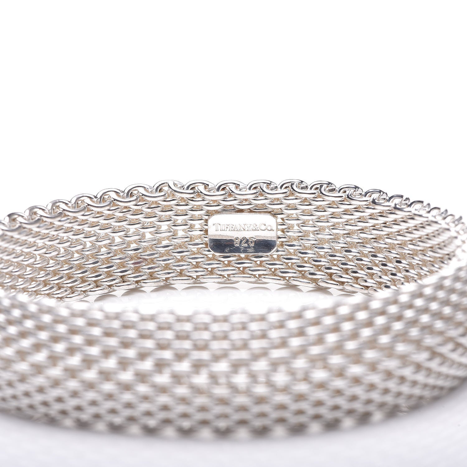 Tiffany Sterling Silver Somerset Mesh Bracelet 4 of 4