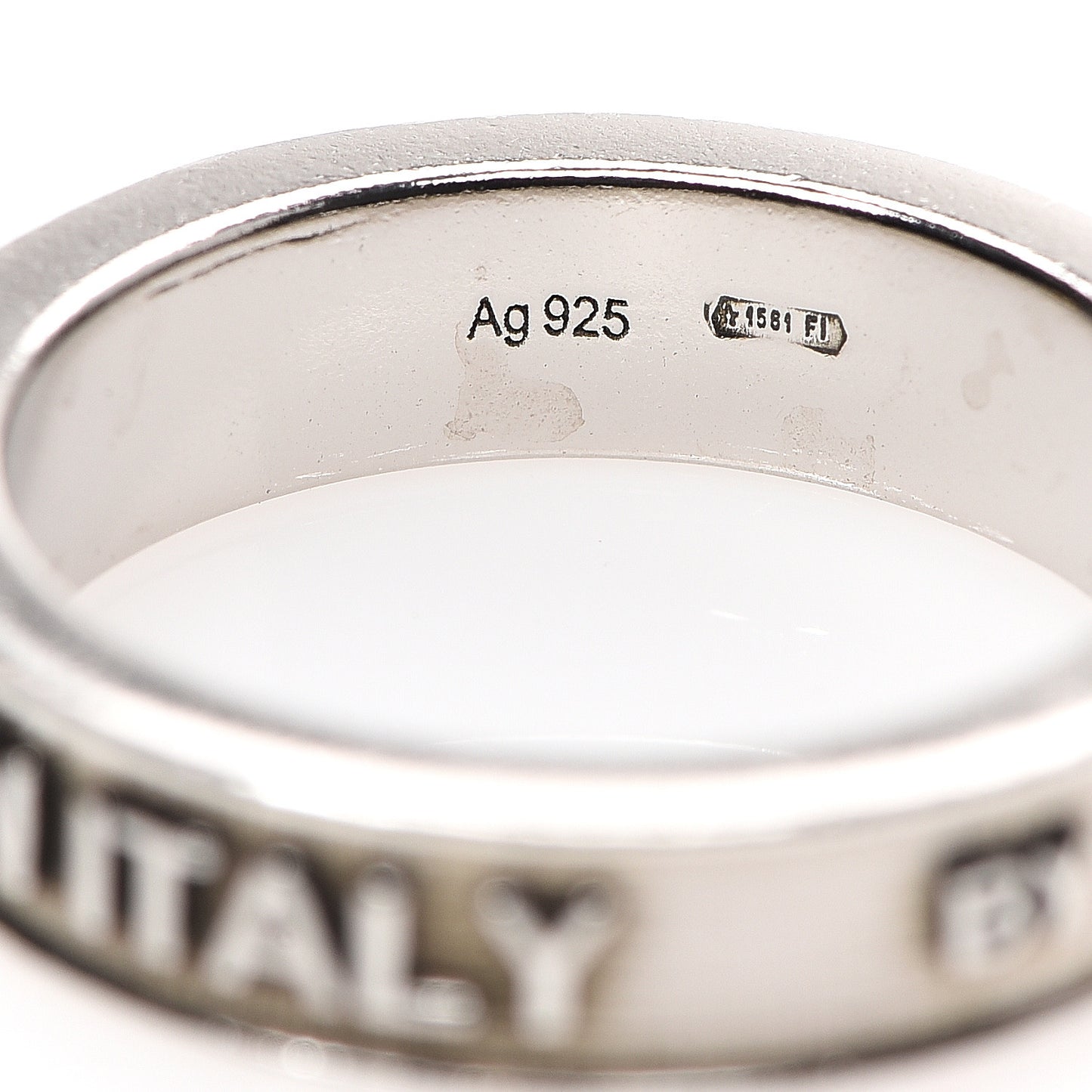 Sterling Silver GG Craft Band Ring 51 5.75