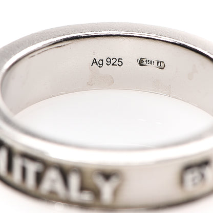 Gucci Sterling Silver GG Craft Band Ring 51 5.75 5 of 5
