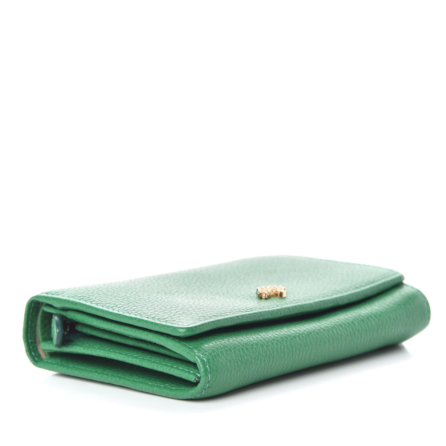 Small Classic Grain Tree French Purse Wallet Green