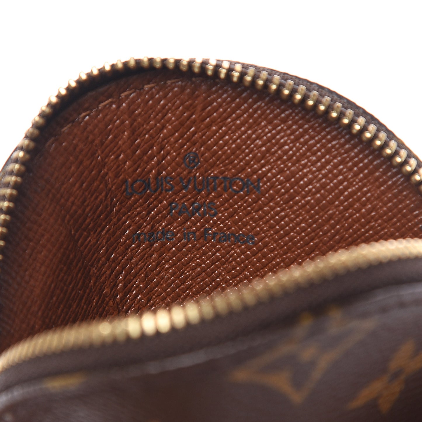 Monogram Round Coin Purse