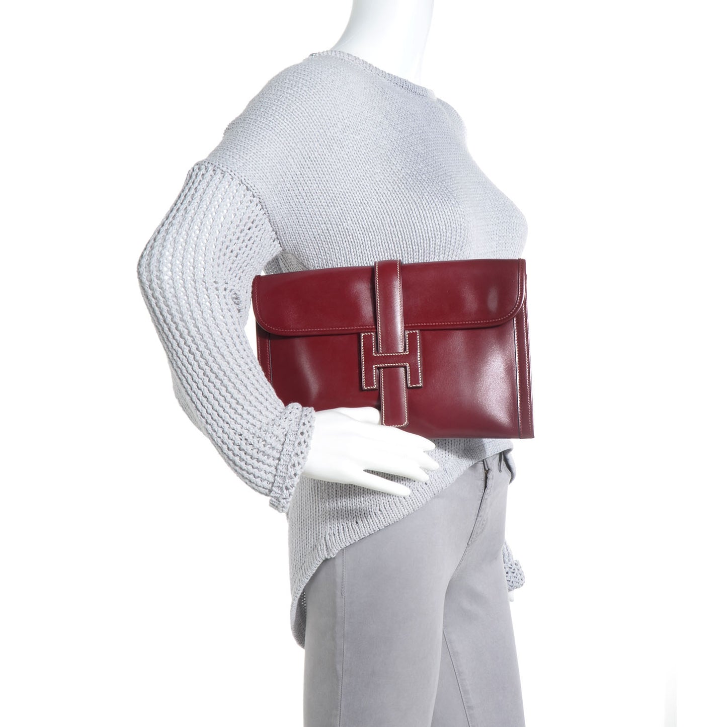 Box Jige PM Clutch Rouge H
