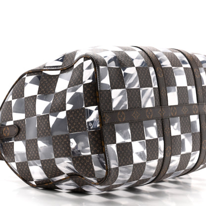 Louis Vuitton PVC Monogram Chess Keepall Bandouliere 50 7 of 10