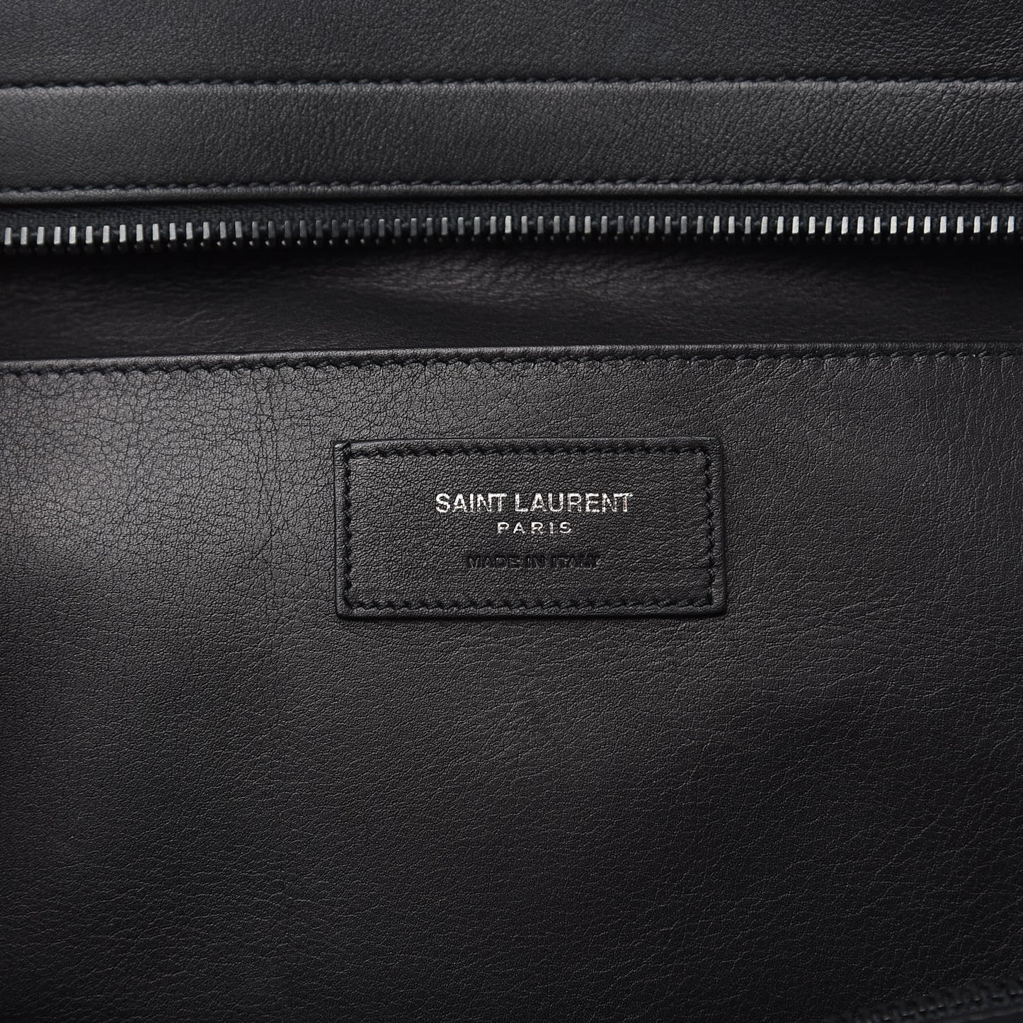 Smooth Calfskin Crocodile Embossed Small Monogram Downtown Cabas Black