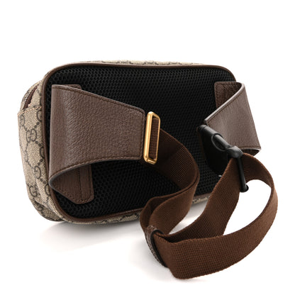 Gucci Soft GG Supreme Monogram Medium Ophidia Belt Bag Dark Brown 3 of 10